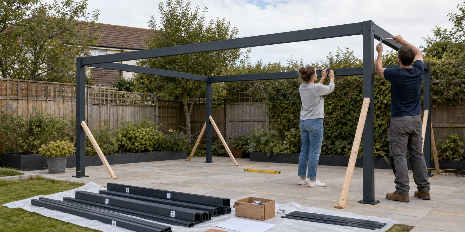 Can You Build a Louvered Pergola Yourself